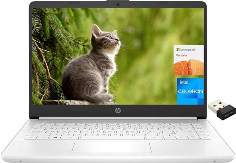 HP 2024 Newest Laptop for Business, 14" HD Display, Intel Celeron N4120 ...