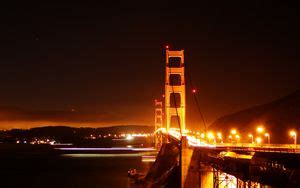 Wallpaper bridge, golden gate, san francisco, night, city lights hd ...