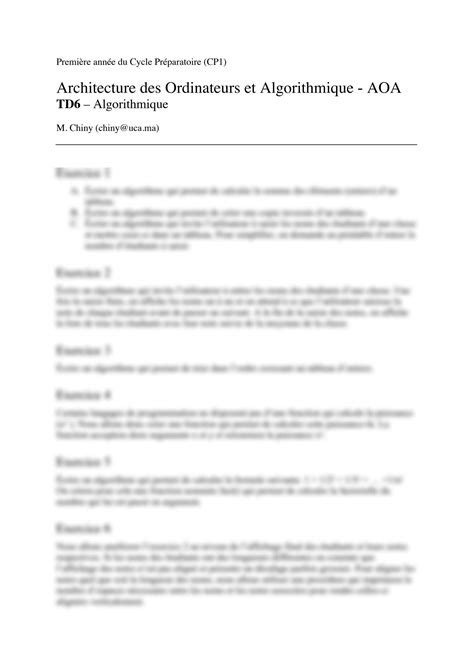 Image result for Algorithme Informatique Exercices Corriges