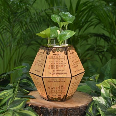 Wooden Calendar: Desk, Table & Wall Styles for Every Space – Gift Kya De