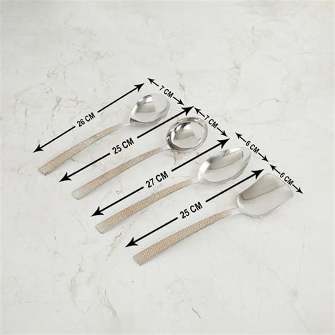 Buy FNS Elite 4-Pc. Serving Spoon Set from FNS at just INR 625.0