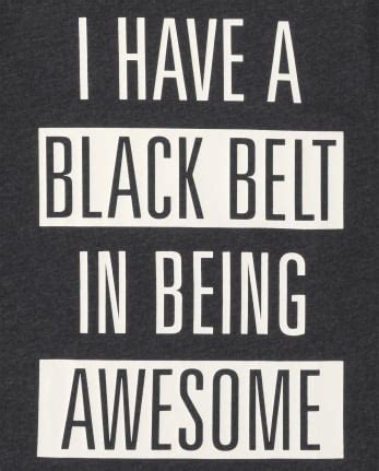 Boys Long Sleeve Black Belt Graphic Tee - BLACK | The Children's Place
