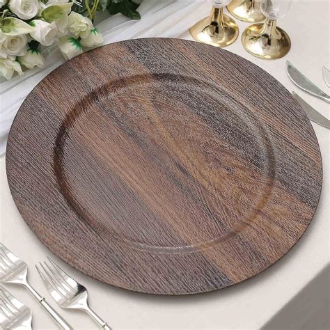 Amazon.com | Efavormart 6 Pack | 13" Dark Brown Boho Chic Faux Wood ...