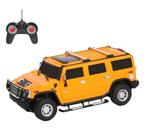 Playzu R/C Car Hummer H2 (Yellow) R/C 1:24 Yellow 6 Years+