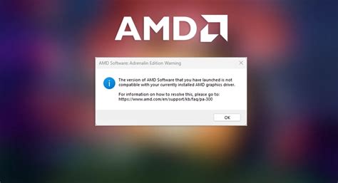 Image result for Version of AMD Radeon Software Not Compatible