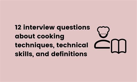 Image result for Cooks Interview Questions
