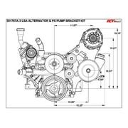 Buy LS Truck LSA Supercharger Swap 6 rib Alternator and Power Steering ...