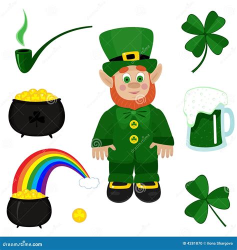 St. Patricks Day clip-art stock illustration. Illustration of beer ...