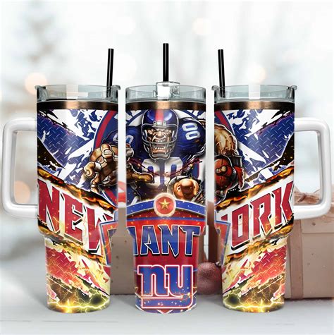New York Giants Mascot 40oz Tumbler Wrap, Football Mascot 40Oz Tumbler ...