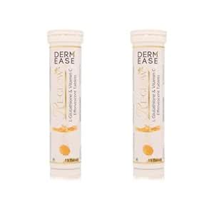 DERM EASE RE-GLOW Effervescent Tablet | Prevents Acne | Reduces Pimples ...