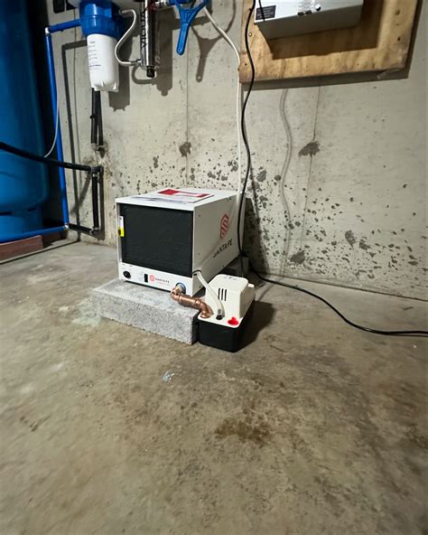 Pine Ridge Plumbing | Santa- Fe compact 70 dehumidifier with condensate ...