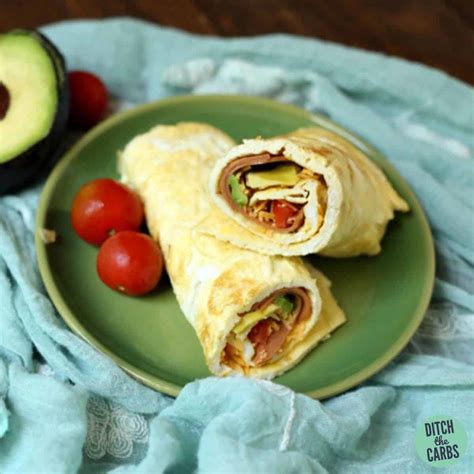 Easy Keto Egg Wraps (Breakfast Wraps) - Thinlicious