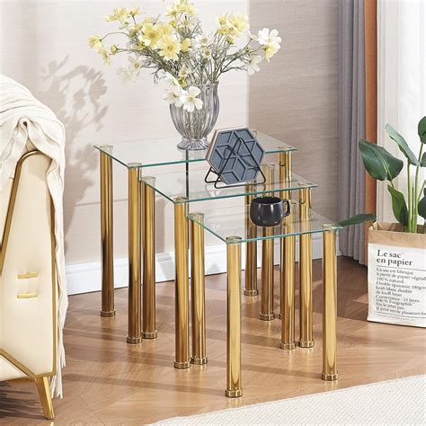 Nest Of Gold Tables