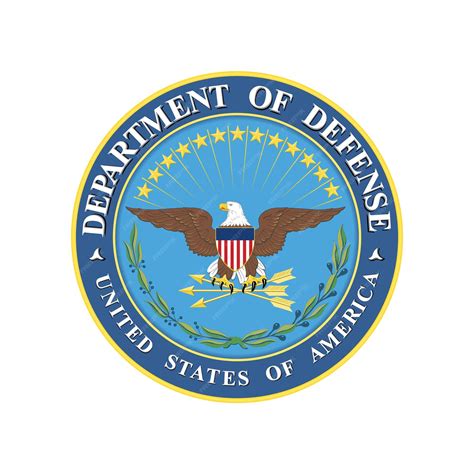 Vector seal of the department of defence united states of america dod ...