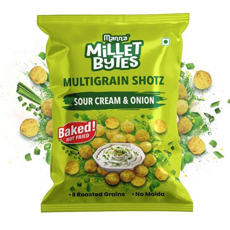 Millet Bytes Sour Cream & Onion 35g – Manna Foods