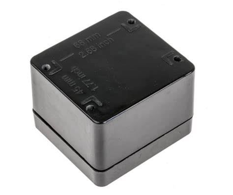 RS PRO | RS PRO Black Fibreglass Reinforced Polyester Junction Box ...