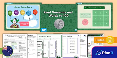 Phase 1 Number Structure: Read Numerals and Words to 100