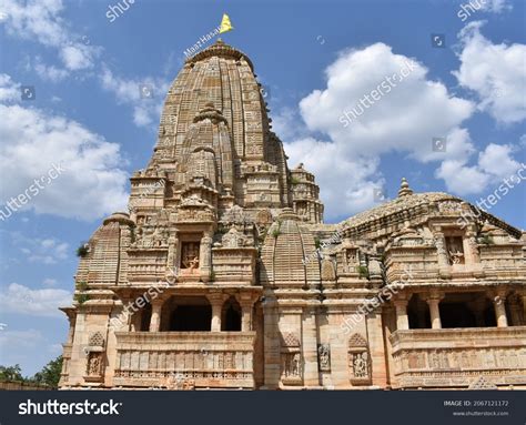 Meera Jain Temple Chittorgarh Fort Rajasthan Foto Stok 2067121172 ...