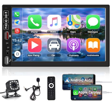 Camecho Car Stereo Compatible With Apple Carplay And Android Auto ...