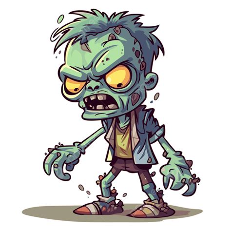 Zombie Clipart Free Zombie Halloween Cartoon Colored Clipart 8822701