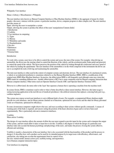 User Interfaces Definations 的图像结果