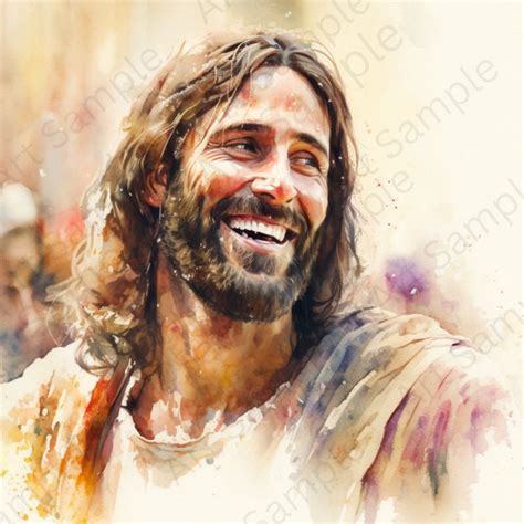 Buy Smiling Christ | Jesus Laughing | Jesus Smiling | Picture of Jesus ...