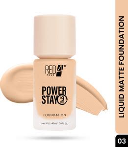 RED4 Power Stay Lightweight Foundation | Up to 9 Hours Long lasting ...