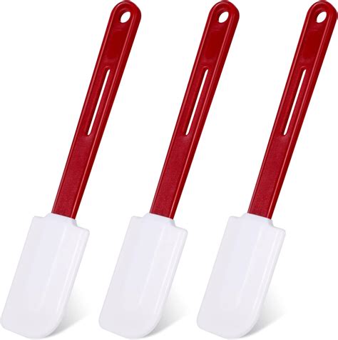 Amazon.com: Lanties Set of 3 High Temp Silicone Spatulas 10 Inch Heat ...