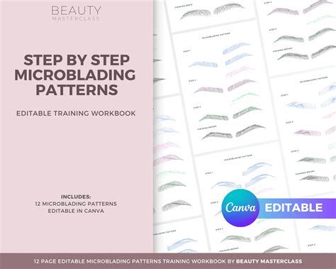 Image result for Microblading Hair Stroke Patterns