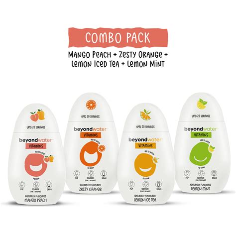 Flavour Blast Combo Pack of 4 (CRED) – Beyond Water