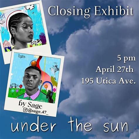 Closing Art Exhibit: Under the Sun by Sage, Lakou Cafe, Brooklyn, 27 ...