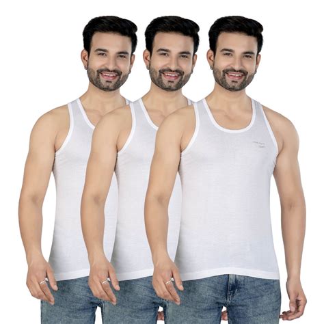 JACK POT Men's Cotton Classic Vest – Sleeveless Undershirt | Jackpot ...