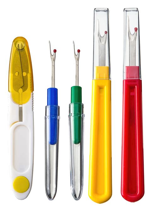 Ortarco Seam Ripper and Thread Remover Kit for Sewing 2 Big 2 Small ...