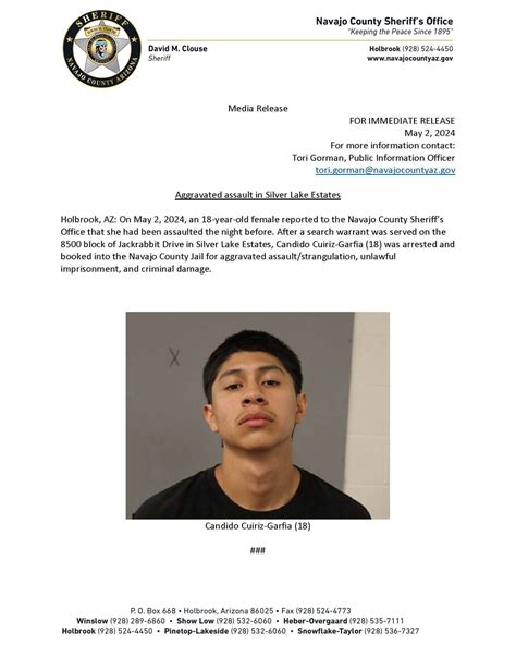 Aggravated assault in... - Navajo County Sheriff's Office | Facebook