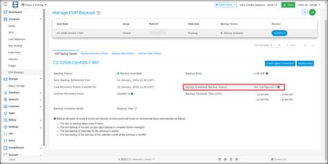 CDP Backups | E2E Cloud