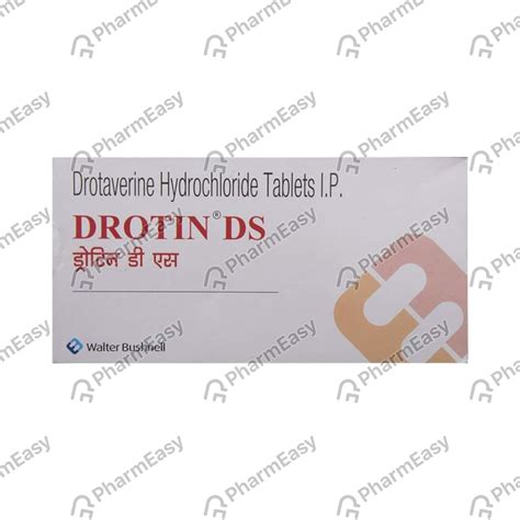 Drotin DS Tablet: Uses, Side Effects, Price, Dosage & More Info - PharmEasy