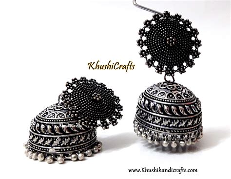 Buy German silver Jewellery - Jhumkas/ Nose-pins /Anklets/ Necklaces ...