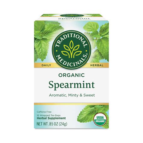 Traditional Medicinals Organic Spearmint Tea | Thrive Market