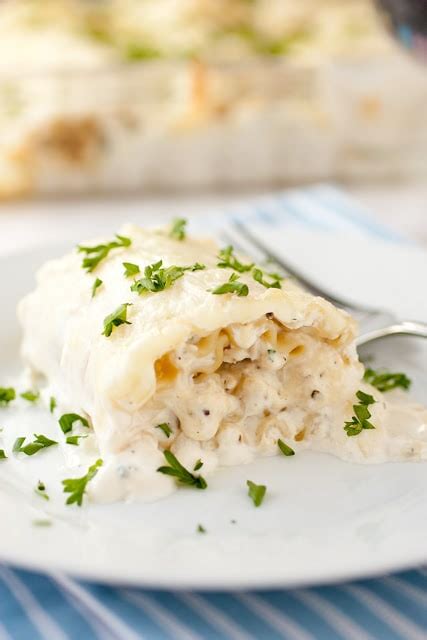 Creamy White Chicken Lasagna Roll Ups   Cooking Classy