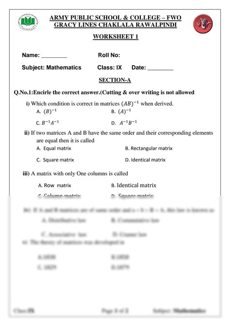 Image result for Matrix Equation Grade 9
