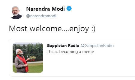 Twitter user tells PM his photo is becoming a meme, he says 'most welcome'