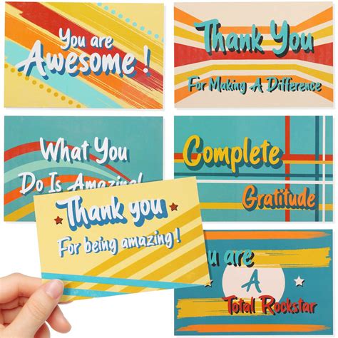Buy Outus Motivational Postcards 4x6 Appreciation Postcards for Kids ...