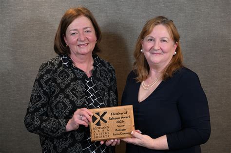 Professor Lorna Dawson Honoured with Fletcher of Saltoun Award for ...