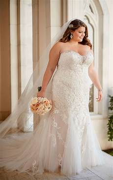 Lace Wedding Gowns by Plus Size Vintage Lace Wedding Dress Stella York Lace Wedding Gowns