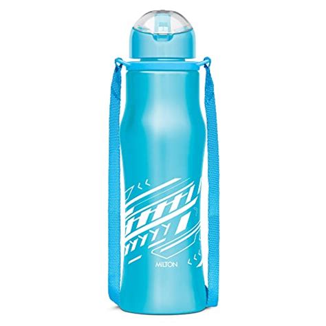 MILTON Gaiety 650 Stainless Steel Sipper Water Bottle 600 Ml, Single ...