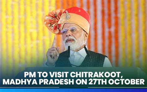 PM to visit Chitrakoot, Madhya Pradesh on 27th October