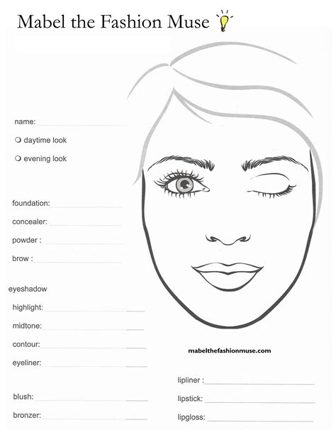 Makeup — Mabel the Fashion Muse - Worksheets Library