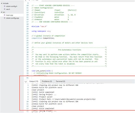 VEX V5 Code for Block Code 的图像结果