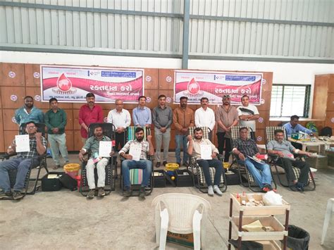 Dahegam Ahmedpura Blood Donation Camp; Kalupur Bank Collects 67 Blood ...