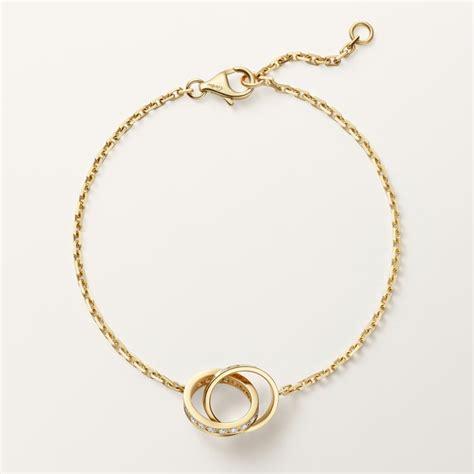 #LOVE# bracelet, on chain, half-paved